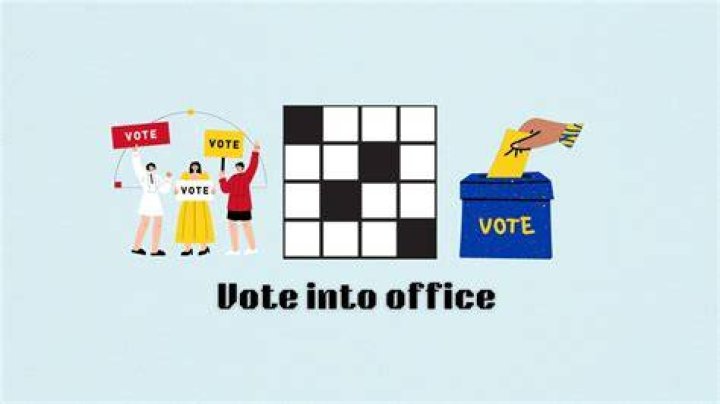 Vote for crossword clue NYT